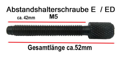 Höhenverstellschraube für Systemgröße E - ED